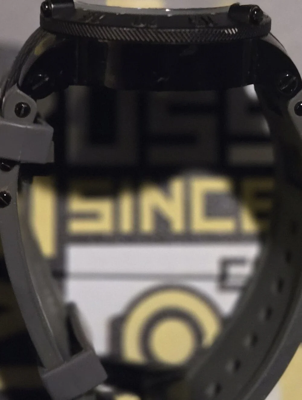 Invicta Black Stainless Steel Chronograph Watch